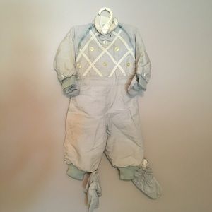 Vintage 50s child snowsuit